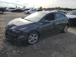 Salvage cars for sale at Indianapolis, IN auction: 2018 Chevrolet Cruze LT