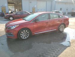 Salvage cars for sale at York Haven, PA auction: 2017 Hyundai Sonata Sport