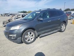 Salvage cars for sale at Sacramento, CA auction: 2014 Chevrolet Traverse LTZ