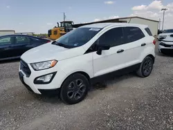 Salvage cars for sale at Temple, TX auction: 2019 Ford Ecosport S