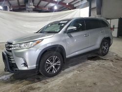 Salvage cars for sale at North Billerica, MA auction: 2019 Toyota Highlander LE