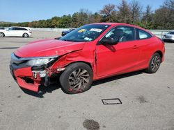 Salvage cars for sale at Brookhaven, NY auction: 2016 Honda Civic LX