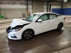 Salvage cars for sale at Chalfont, PA auction: 2021 Nissan Sentra SV