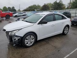 Salvage cars for sale at Moraine, OH auction: 2012 Chevrolet Cruze LS