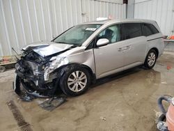 Salvage cars for sale at Franklin, WI auction: 2015 Honda Odyssey EXL