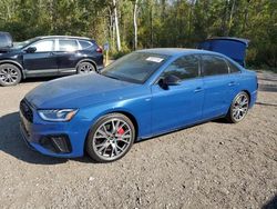 Salvage cars for sale from Copart Cookstown, ON: 2023 Audi A4 Premium Plus 45