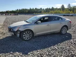 Salvage cars for sale at Windham, ME auction: 2014 Buick Lacrosse