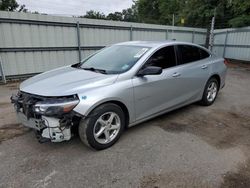 Chevrolet salvage cars for sale: 2017 Chevrolet Malibu LS