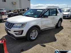 Salvage cars for sale at Tucson, AZ auction: 2016 Ford Explorer XLT