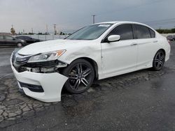 Salvage cars for sale at Colton, CA auction: 2017 Honda Accord Sport