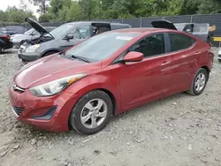 Salvage cars for sale at Waldorf, MD auction: 2014 Hyundai Elantra SE