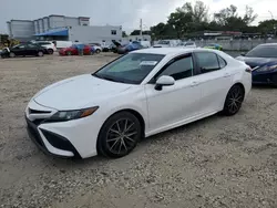 Flood-damaged cars for sale at auction: 2021 Toyota Camry SE