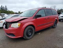 Salvage cars for sale at Bowmanville, ON auction: 2014 Dodge Grand Caravan SE