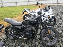 Salvage Motorcycles with No Bids Yet For Sale at auction: 2018 Triumph Street Twin