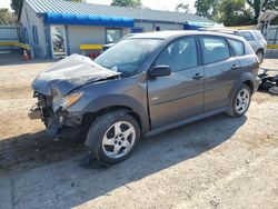 Salvage cars for sale at Wichita, KS auction: 2008 Pontiac Vibe