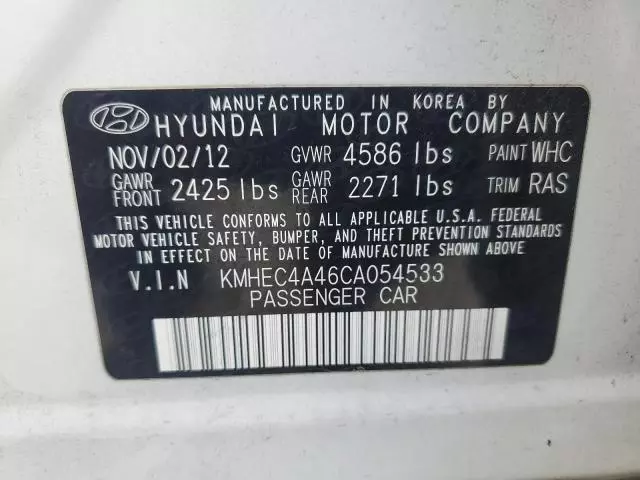 2012 Hyundai Sonata Hybrid