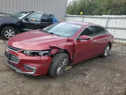 Chevrolet salvage cars for sale: 2018 Chevrolet Malibu LT