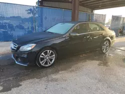 Salvage cars for sale at Riverview, FL auction: 2016 Mercedes-Benz E 350