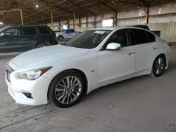 Infiniti Vehiculos salvage en venta: 2018 Infiniti Q50 Luxe