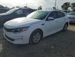 Salvage cars for sale at Riverview, FL auction: 2016 KIA Optima LX