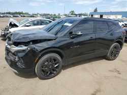 Salvage cars for sale at Woodhaven, MI auction: 2022 Chevrolet Blazer 3LT