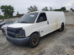 Chevrolet salvage cars for sale: 2006 Chevrolet Express G3500