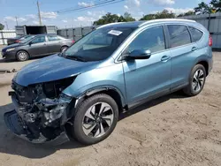 Salvage Cars with No Bids Yet For Sale at auction: 2016 Honda CR-V Touring