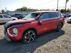 Salvage cars for sale at Hillsborough, NJ auction: 2022 Mitsubishi Outlander SE