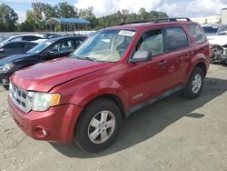 Salvage cars for sale at Spartanburg, SC auction: 2008 Ford Escape XLT