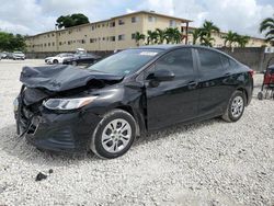 Salvage cars for sale at Opa Locka, FL auction: 2019 Chevrolet Cruze LS