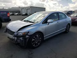 Salvage cars for sale at Martinez, CA auction: 2010 Honda Civic LX