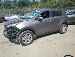 Salvage cars for sale at Waldorf, MD auction: 2017 KIA Sportage LX