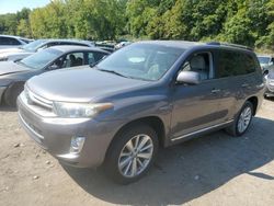 Toyota Highlander Hybrid Limited salvage cars for sale: 2013 Toyota Highlander Hybrid Limited