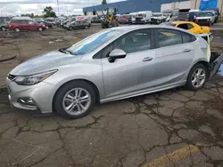 Salvage cars for sale at Woodhaven, MI auction: 2017 Chevrolet Cruze LT