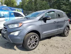 Salvage cars for sale at Waldorf, MD auction: 2018 Ford Ecosport Titanium