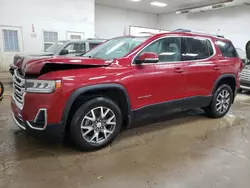 Salvage cars for sale at Davison, MI auction: 2020 GMC Acadia SLE