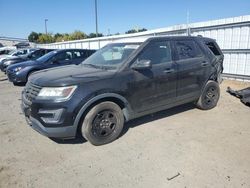 Ford salvage cars for sale: 2016 Ford Explorer Police Interceptor