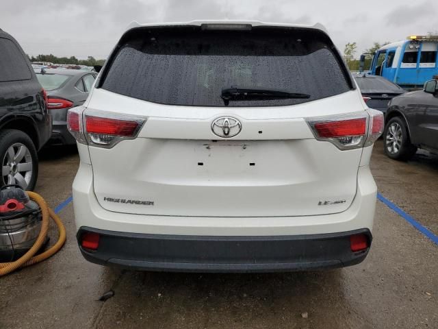 2016 Toyota Highlander LE