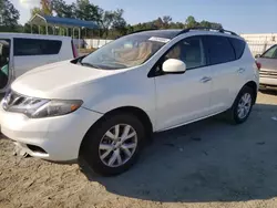 Salvage cars for sale at Spartanburg, SC auction: 2014 Nissan Murano S