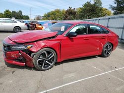 Honda salvage cars for sale: 2022 Honda Accord Hybrid Sport