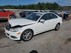 Salvage cars for sale at Harleyville, SC auction: 2013 Mercedes-Benz C 300 4matic