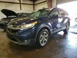 Salvage cars for sale at Lansing, MI auction: 2017 Honda CR-V EXL