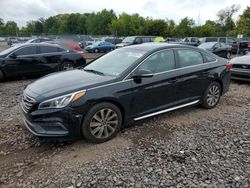 Salvage cars for sale at Chalfont, PA auction: 2017 Hyundai Sonata Sport