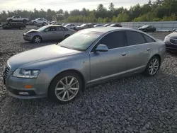 Salvage cars for sale at Windham, ME auction: 2010 Audi A6 Prestige