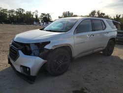 Chevrolet salvage cars for sale: 2021 Chevrolet Traverse Premier