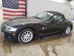 Salvage cars for sale at Avon, MN auction: 2005 BMW Z4 2.5