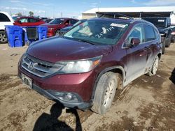 Vehiculos salvage en venta de Copart Brighton, CO: 2013 Honda CR-V EXL