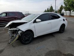 Salvage cars for sale at Rancho Cucamonga, CA auction: 2015 Toyota Corolla L