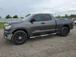 Salvage cars for sale at Houston, TX auction: 2012 Toyota Tundra Double Cab SR5