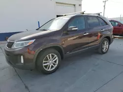 Salvage trucks for sale at Farr West, UT auction: 2015 KIA Sorento LX